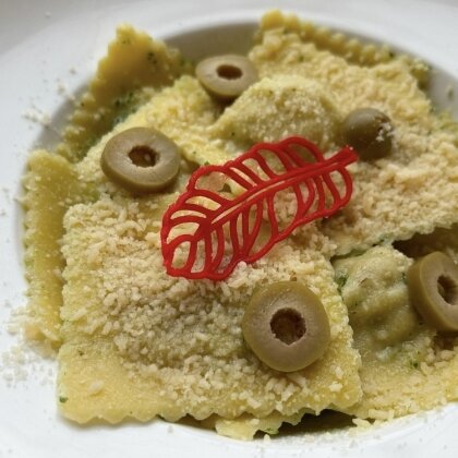 Ravioli with veal 