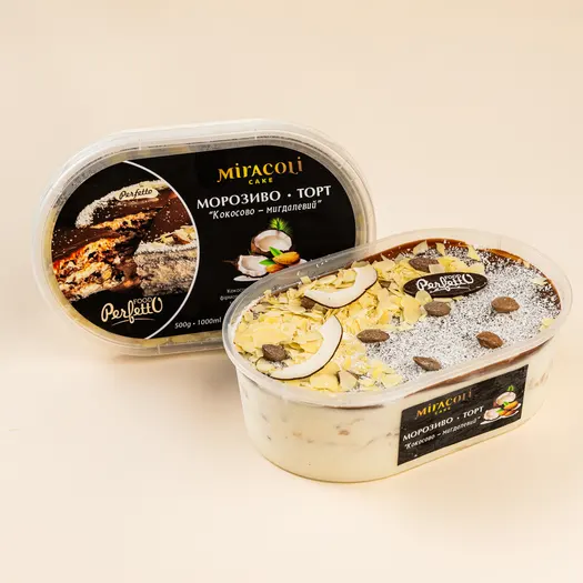 "Miracoli cake" Ice cream - cake "Coconut - almond"