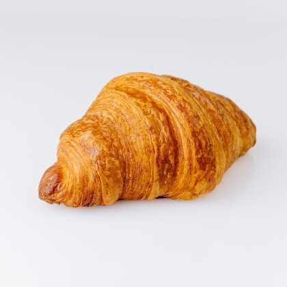 The croissant is sweet