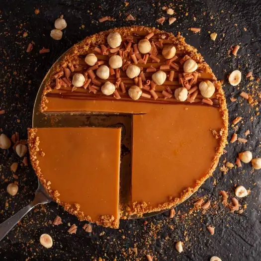 Honey Cake with Hazelnuts and Salted Caramel