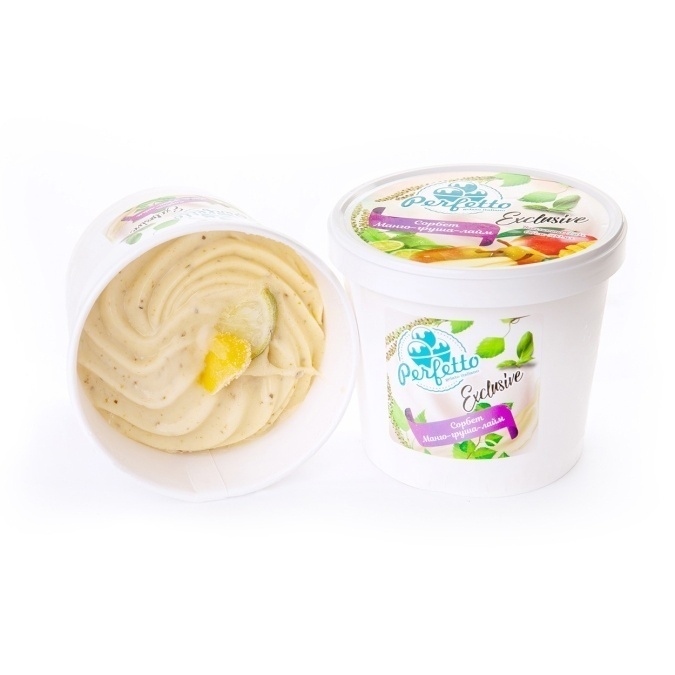 Perfetto Exclusive Ice Cream – Mango-Pear-Lime Sorbet - Image 1