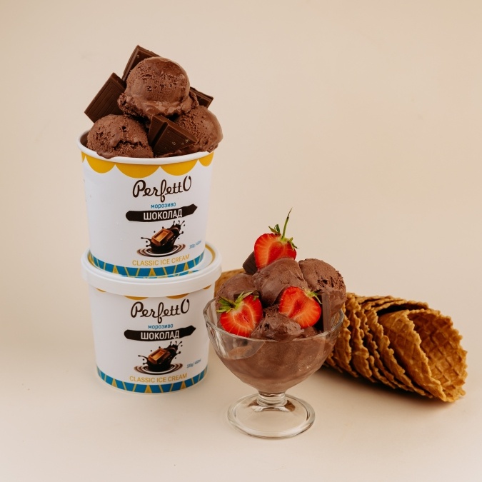 Морозиво Perfetto "Класік" - Бельгійський шоколад - Зображення 2