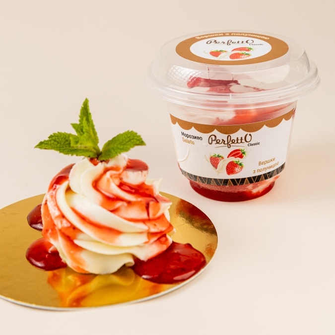 Perfetto ice cream "Smakota" - Cream with strawberries - Image 2