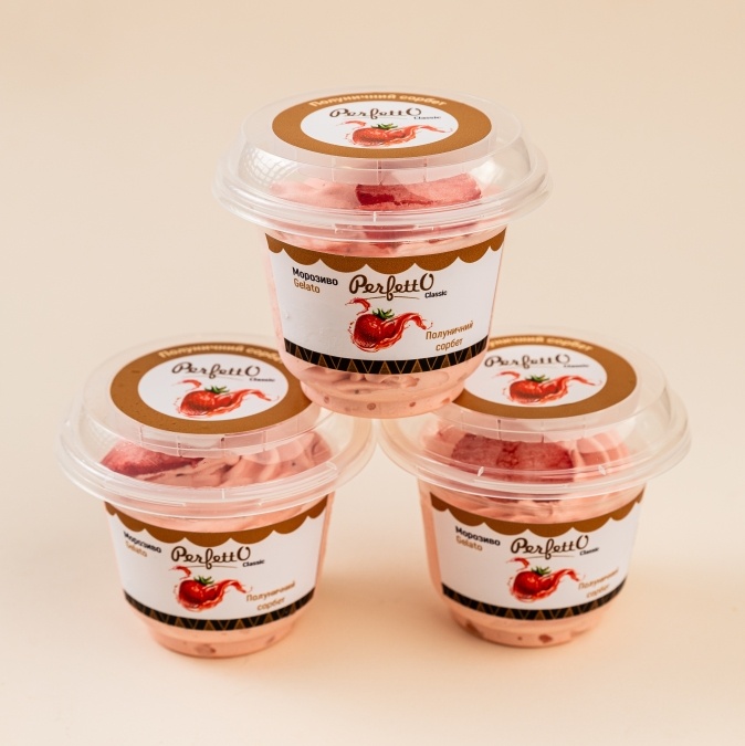 Perfetto ice cream "Smakota" - Strawberry sorbet - Image 3