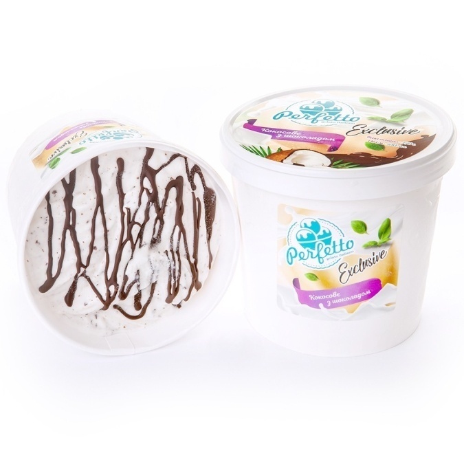 Морозиво Perfetto Exclusive – Кокосове з шоколадом - Зображення 1